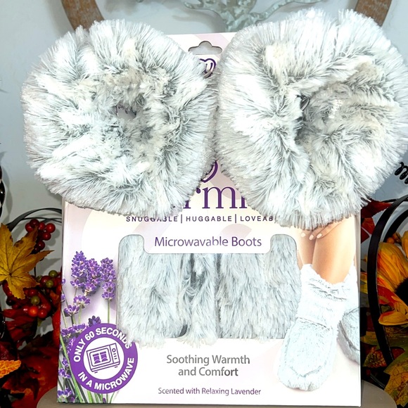 🩶Marshmallow🩶 Gray Warmies Boots - Picture 3 of 8